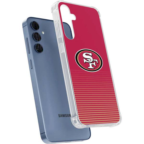 NFL San Francisco 49ers Breakaway Galaxy A35 5G Clear Case